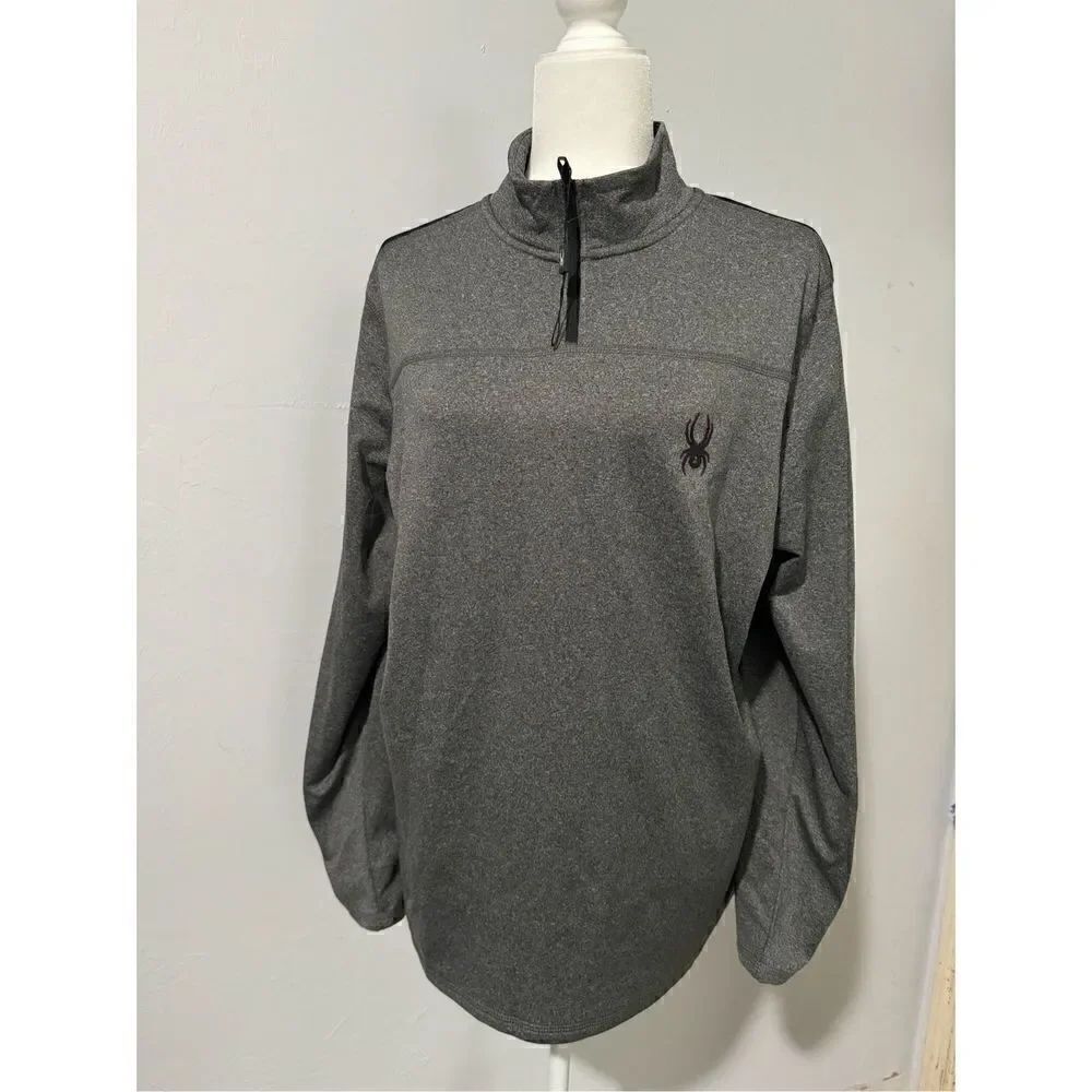 Spyder NWOT gray pullover sweater shirt L